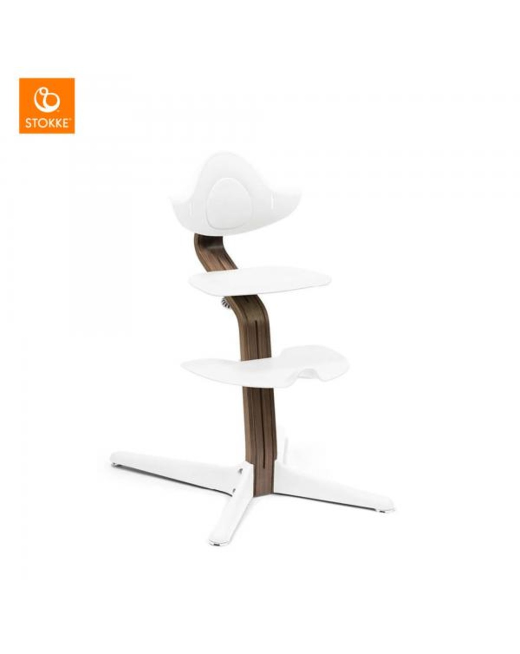 Sedia nomi® walnut white - stokke®