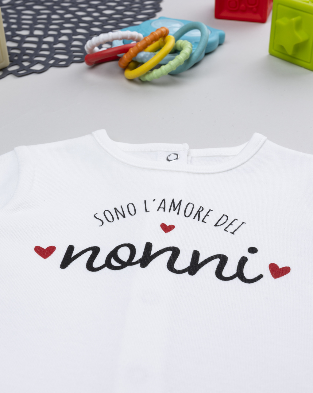 Tutina bimbo bianca "amore dei nonni"