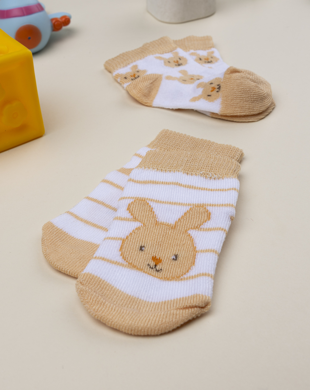 Pack 2 calze bimbo coniglietto