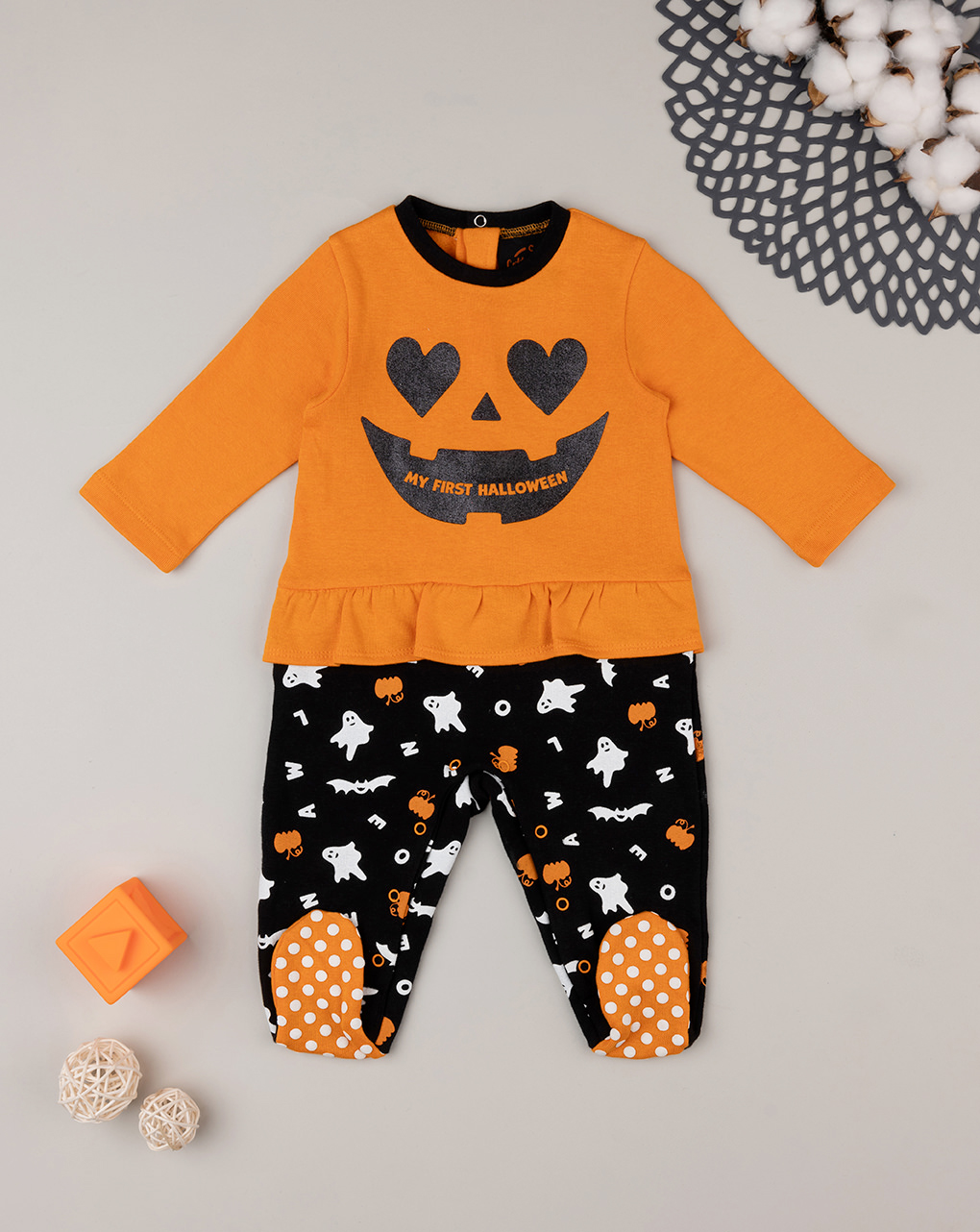 Pigiama intero neonata halloween