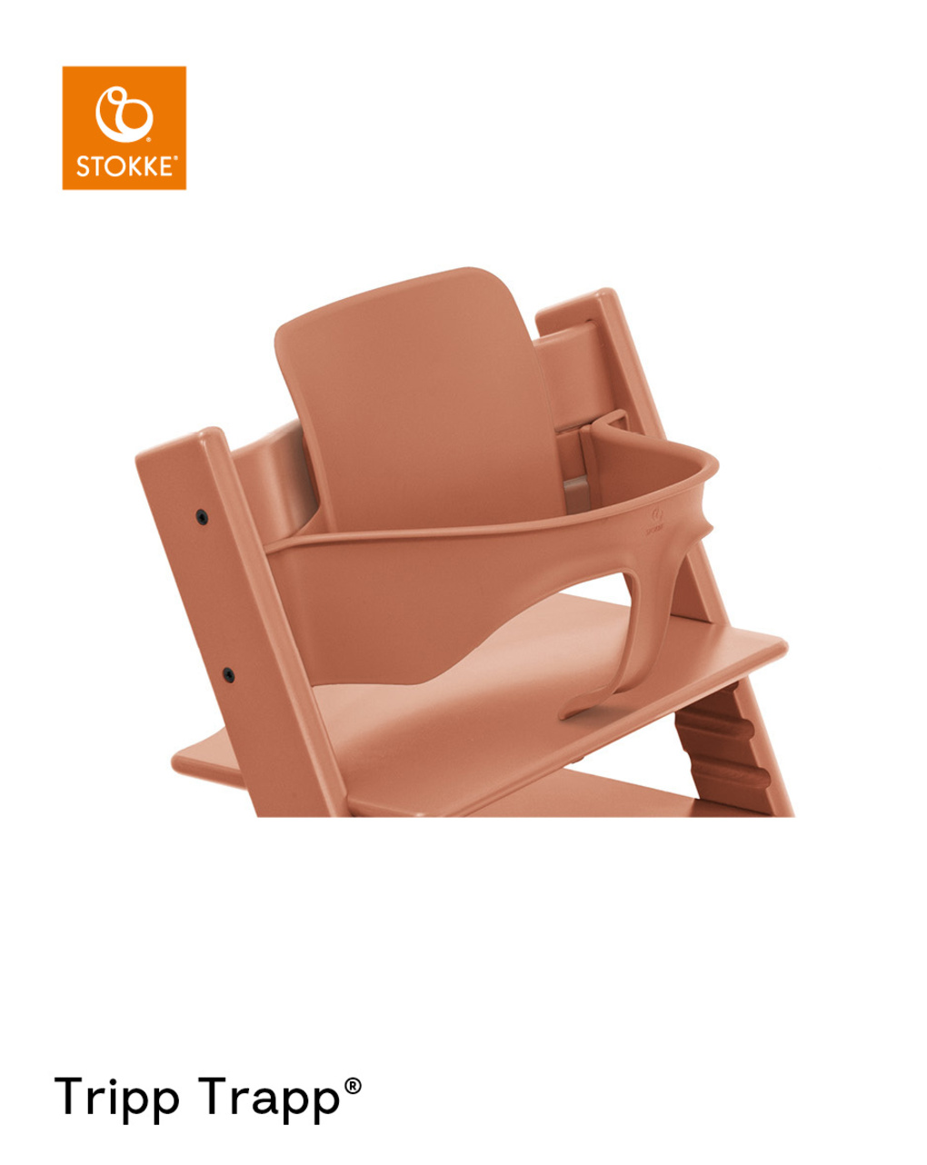 Tripp trapp® baby set² terracotta - stokke