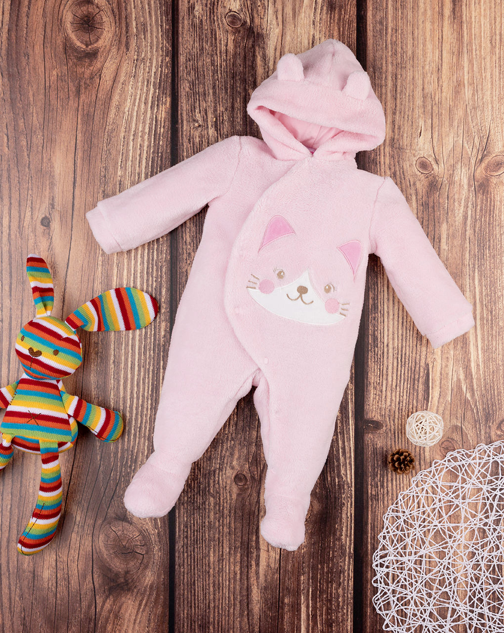 Prenatal Tutone Invernale 24 Mesi Tutine Ciniglia Neonato Tutine