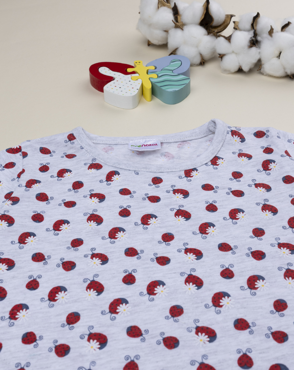 Pigiama bambina estivo coccinelle allover