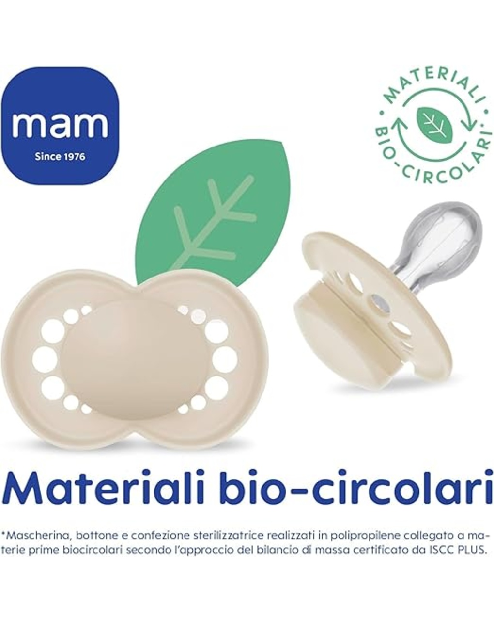 Succhietto perfect start confezione doppia 0-2 mesi - azzurro - mam
