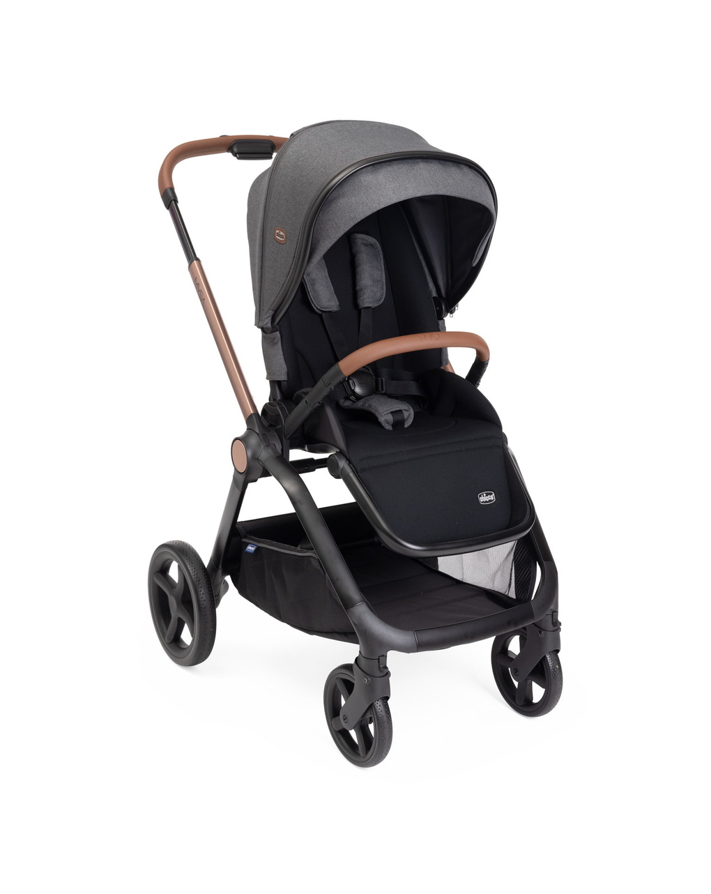 Passeggino mysa black satin - chicco