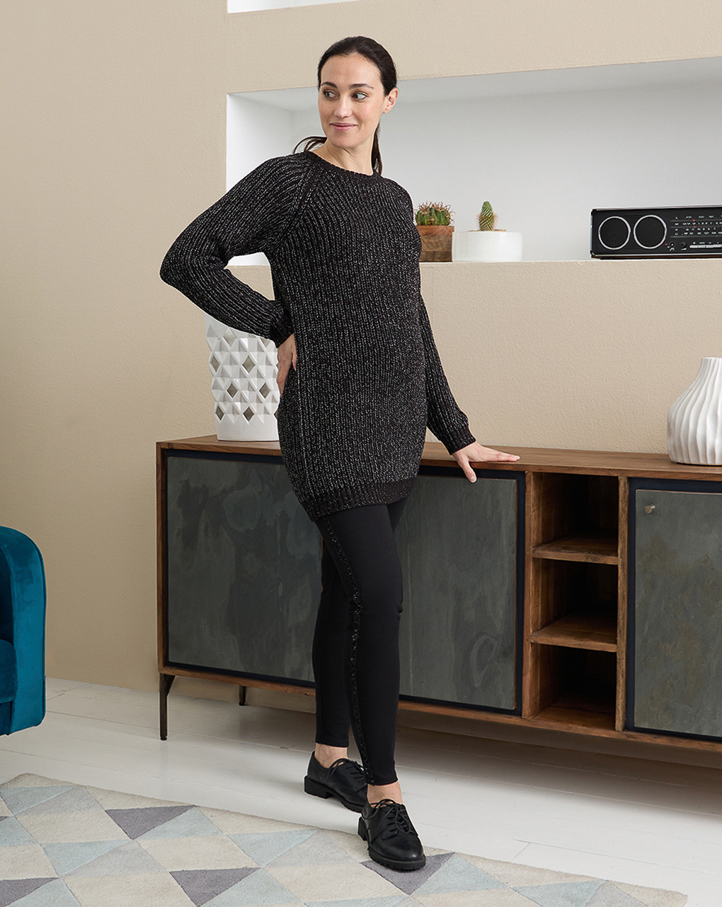 Maglione premaman lungo