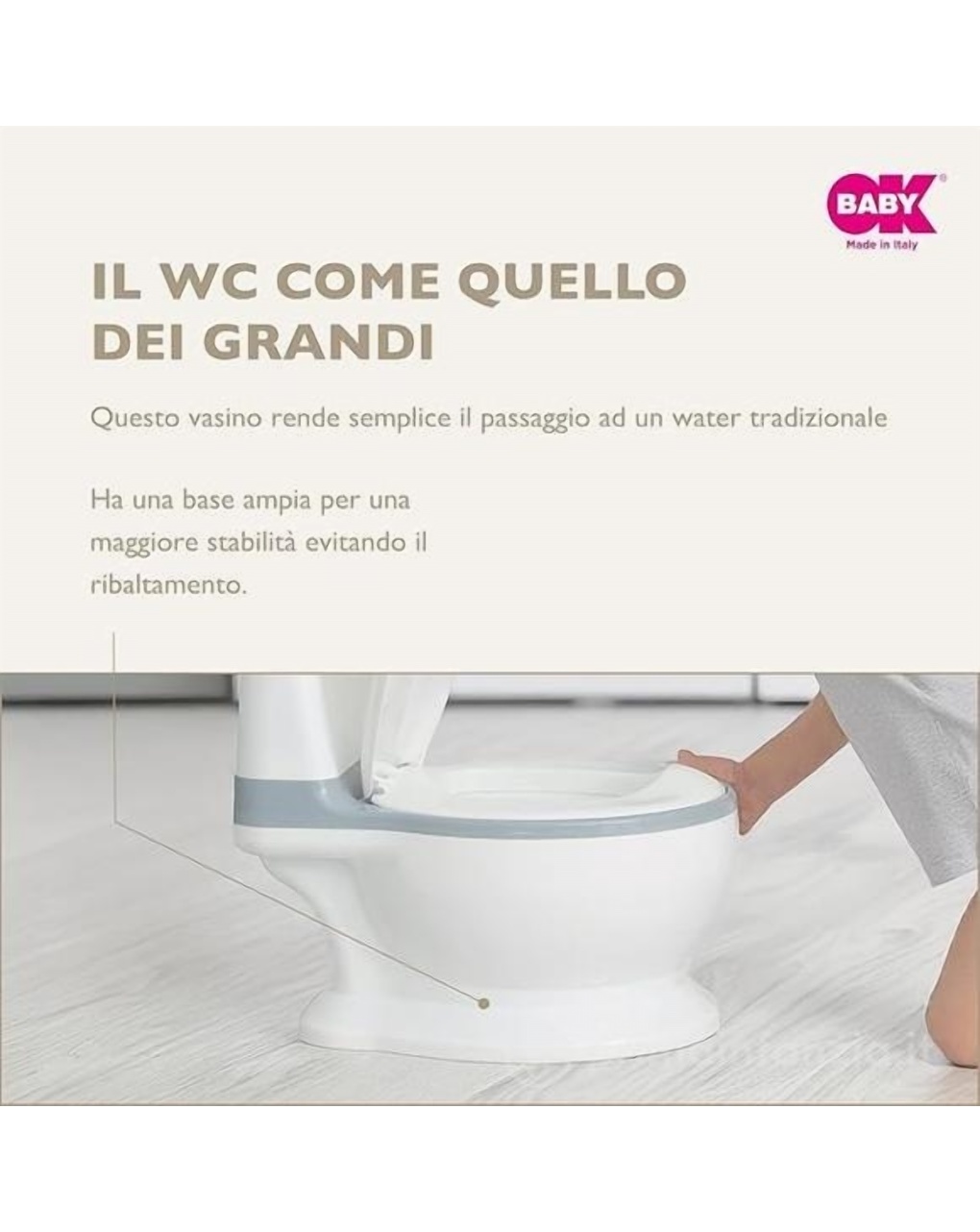 Mini wc vasino bianco - okbaby