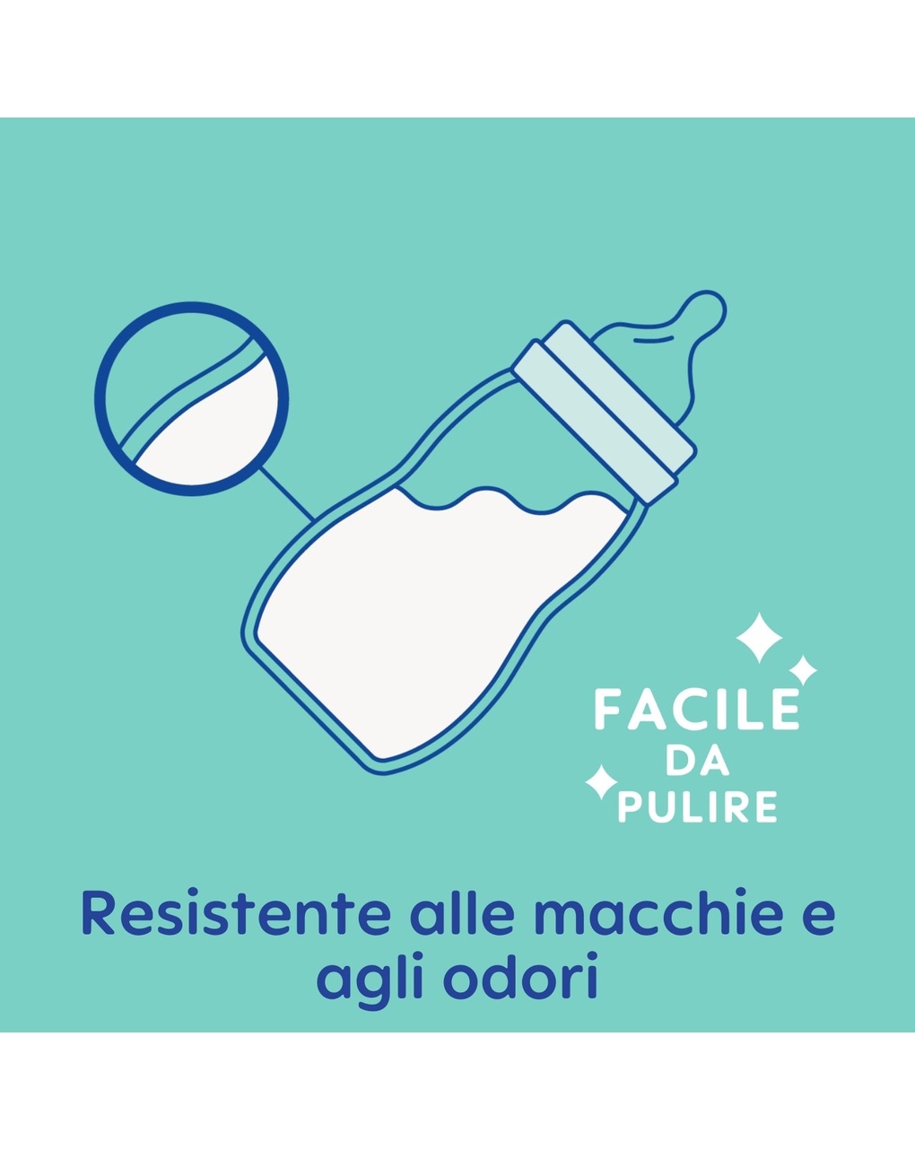Biberon feel good 170 ml in vetro +0 mesi con tettarella misura 1, neutro - mam