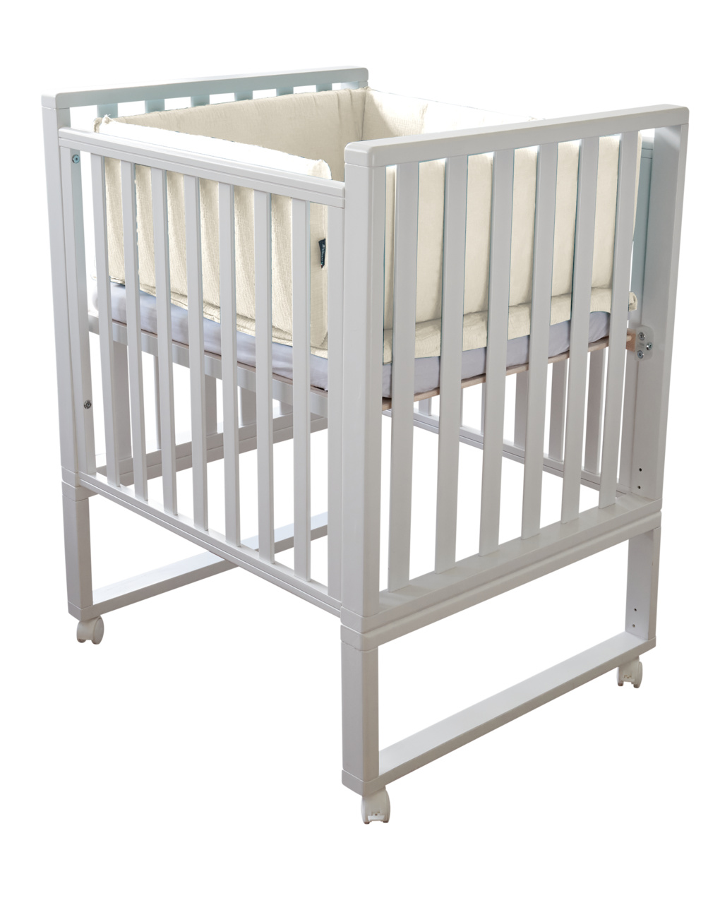 Letto infinito bianco c/tessile muslin burro - italbaby