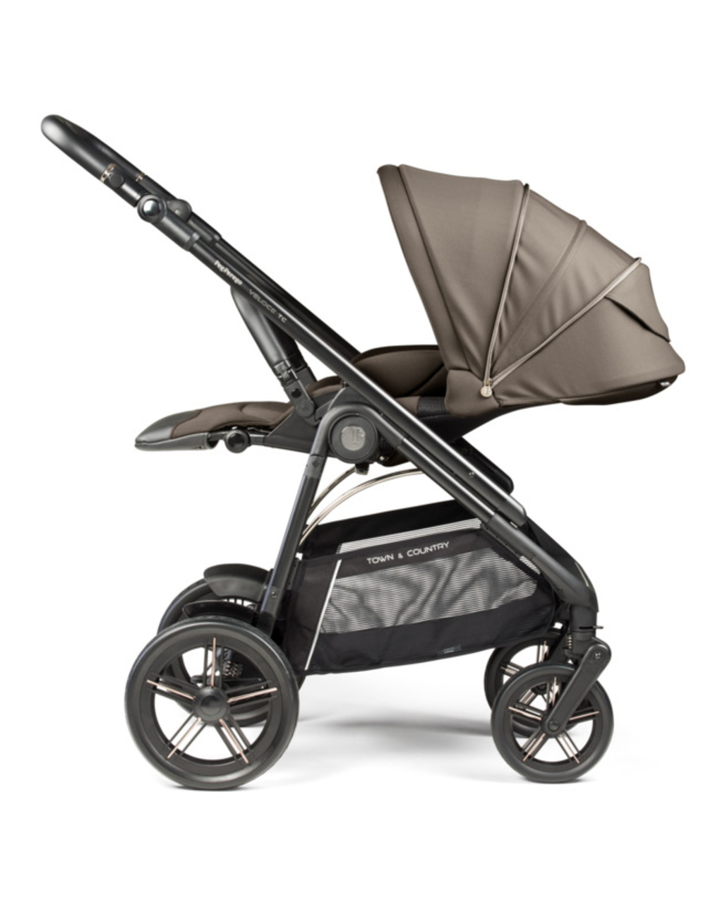Trio veloce tc belvedere lounge - pinebark - peg perego
