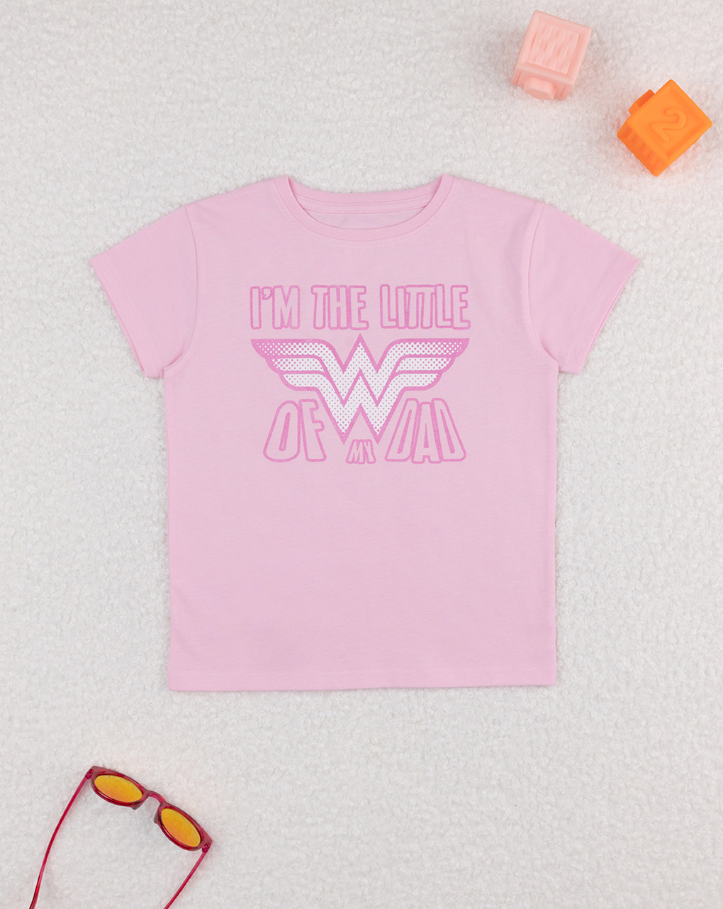 T-shirt bambina wonder woman festa del papà