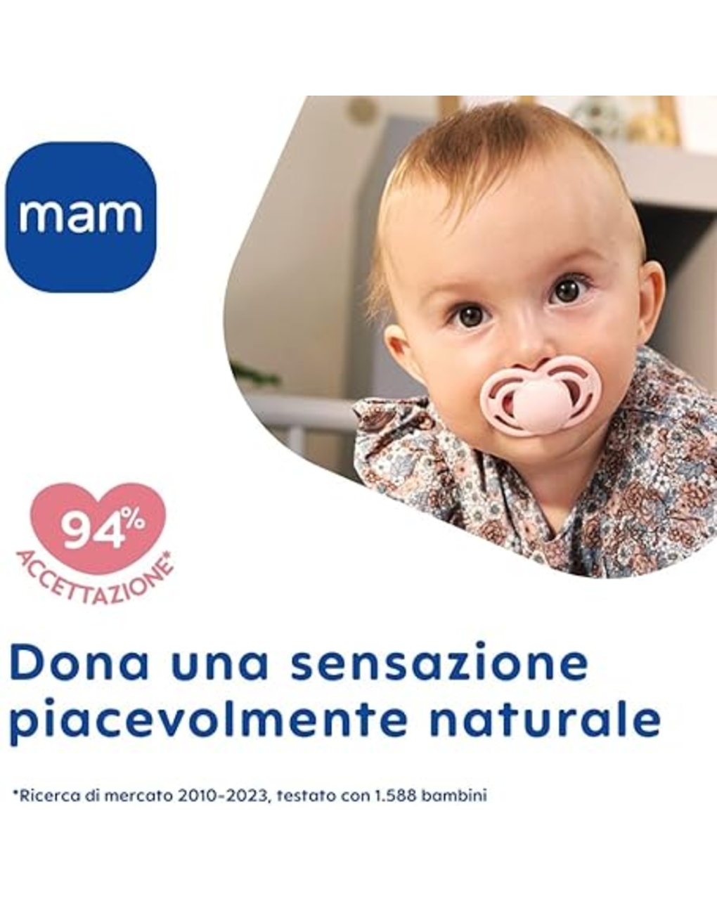 Combi pack succhietto perfect 6+ mesi + clip it! colori assortiti - mam