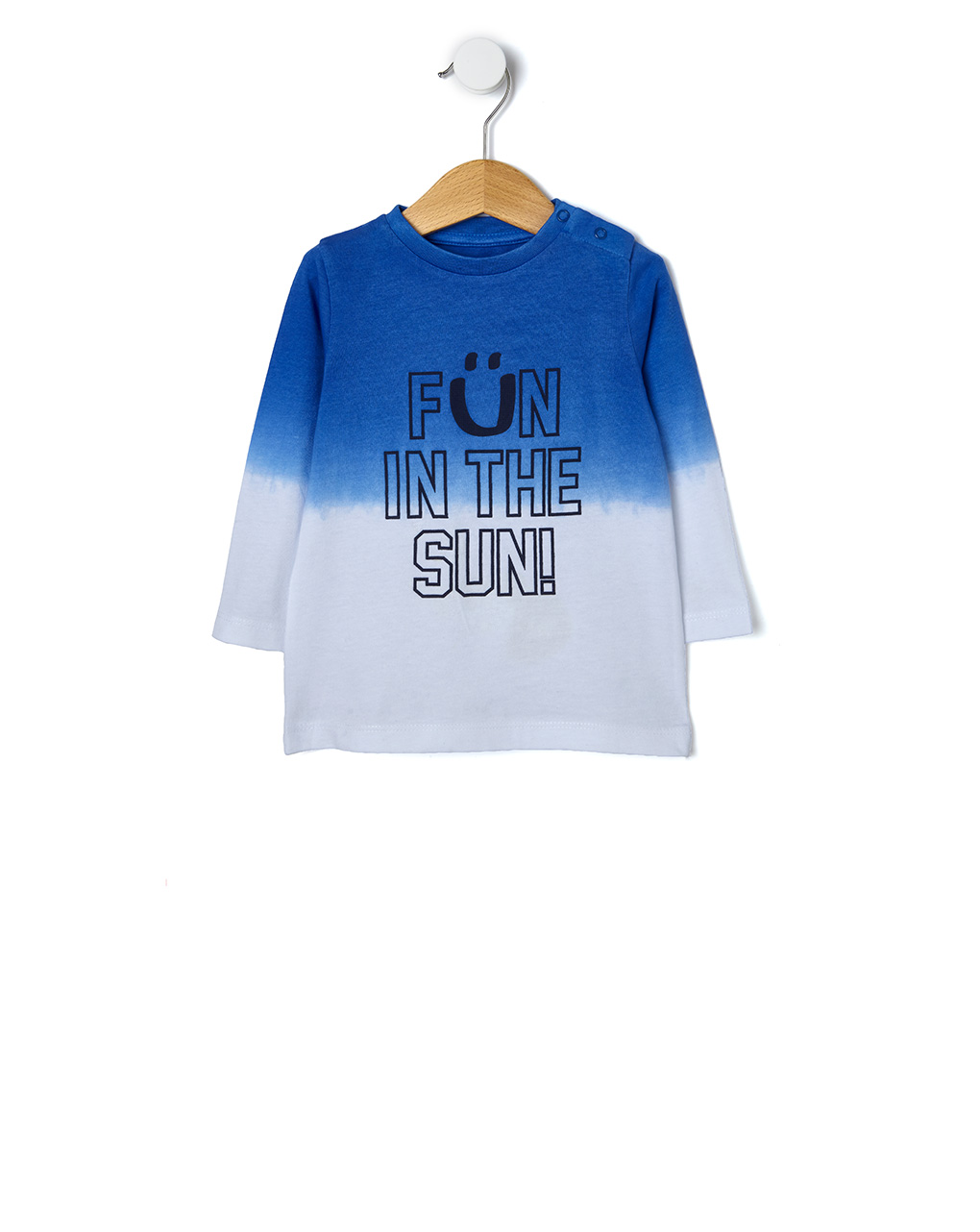 T-shirt con stampa in rilievo