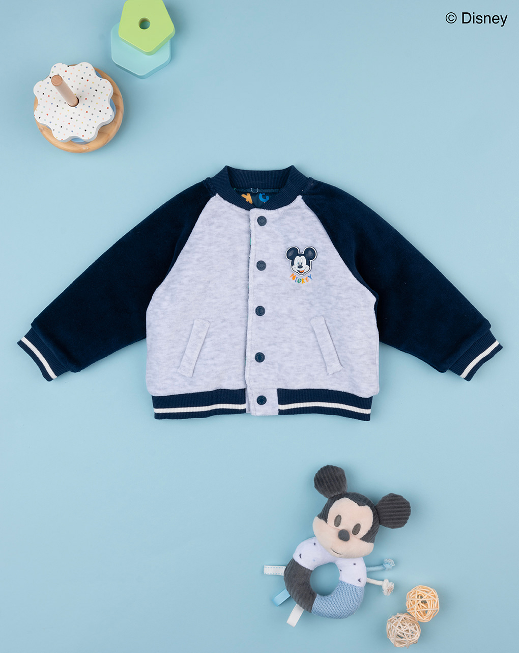 Giubbino reversibile bimbo "mickey mouse"