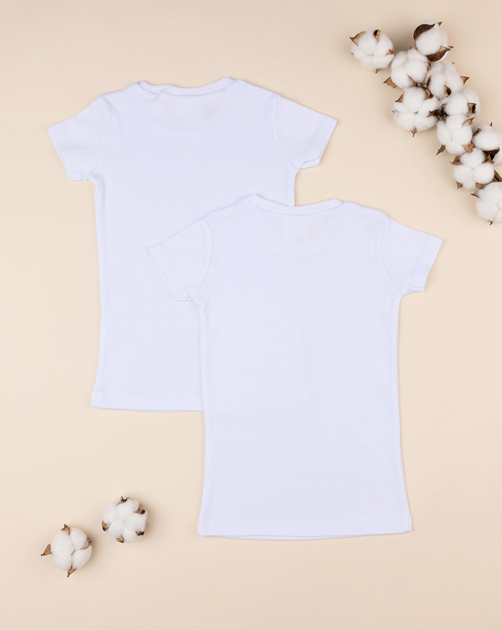 Pack 2 magliette intime bambino mezza manica