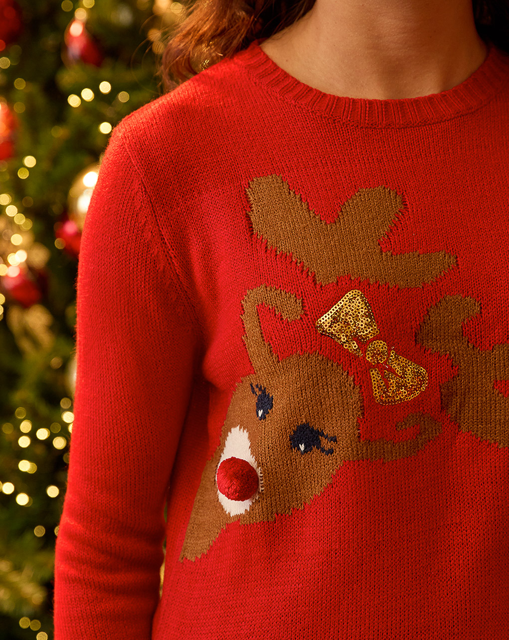 Maglione di natale per mamma con renna