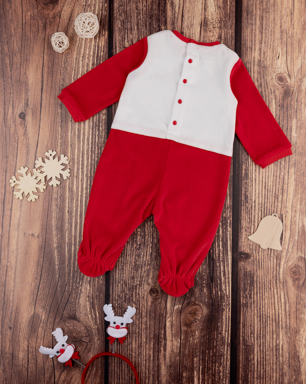 Tutina ciniglia bimbo "christmas"