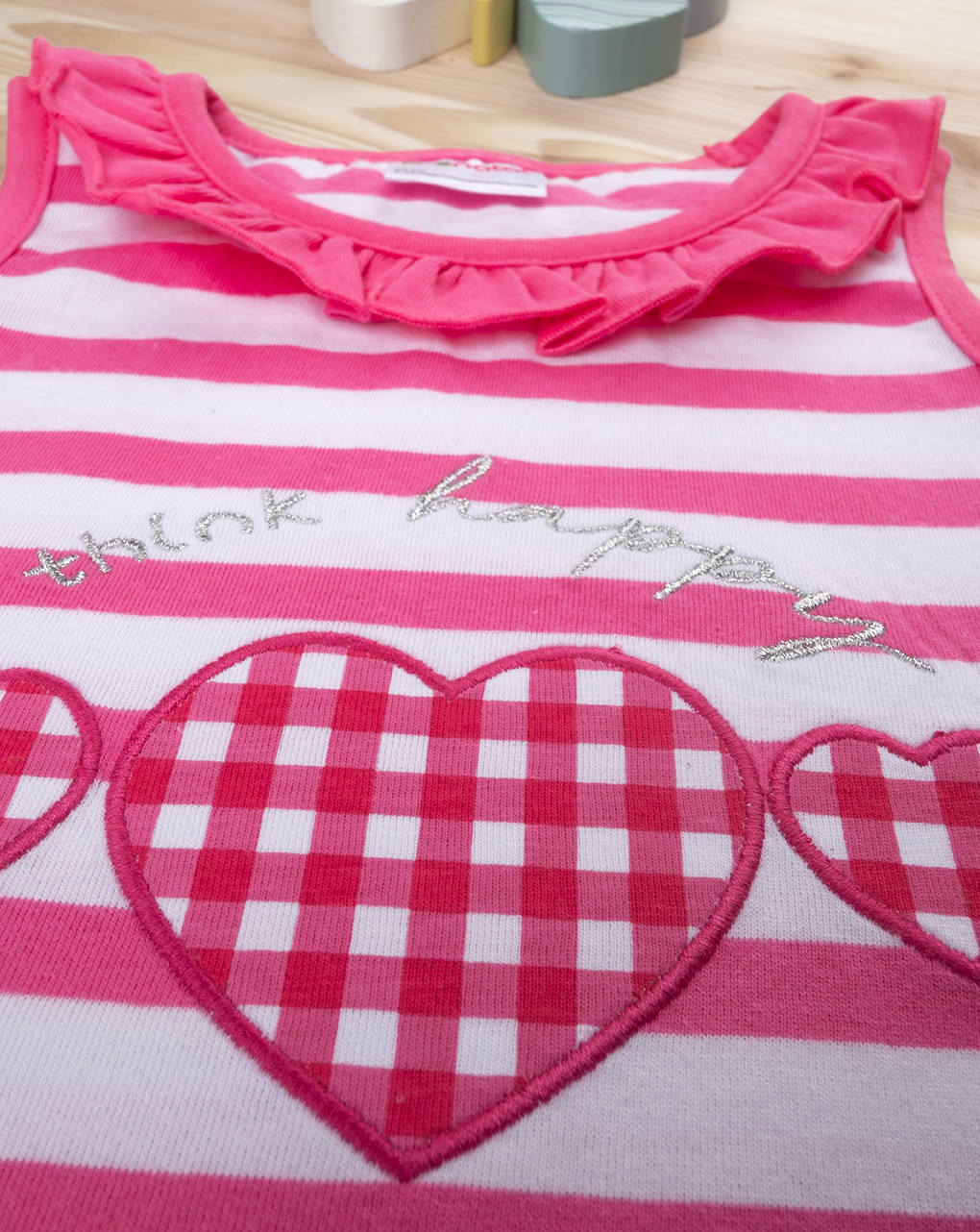Abito copricostume girl "cuori"