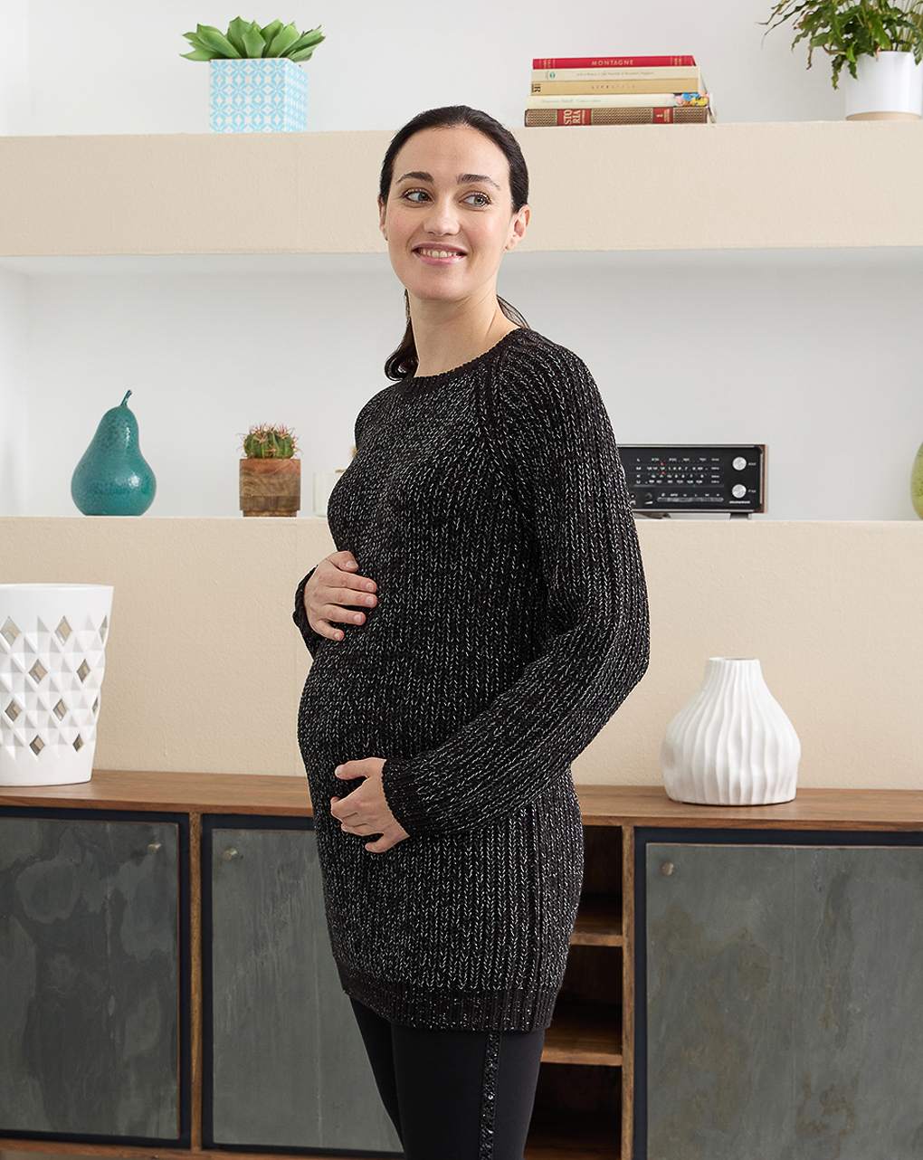 Maglione premaman lungo