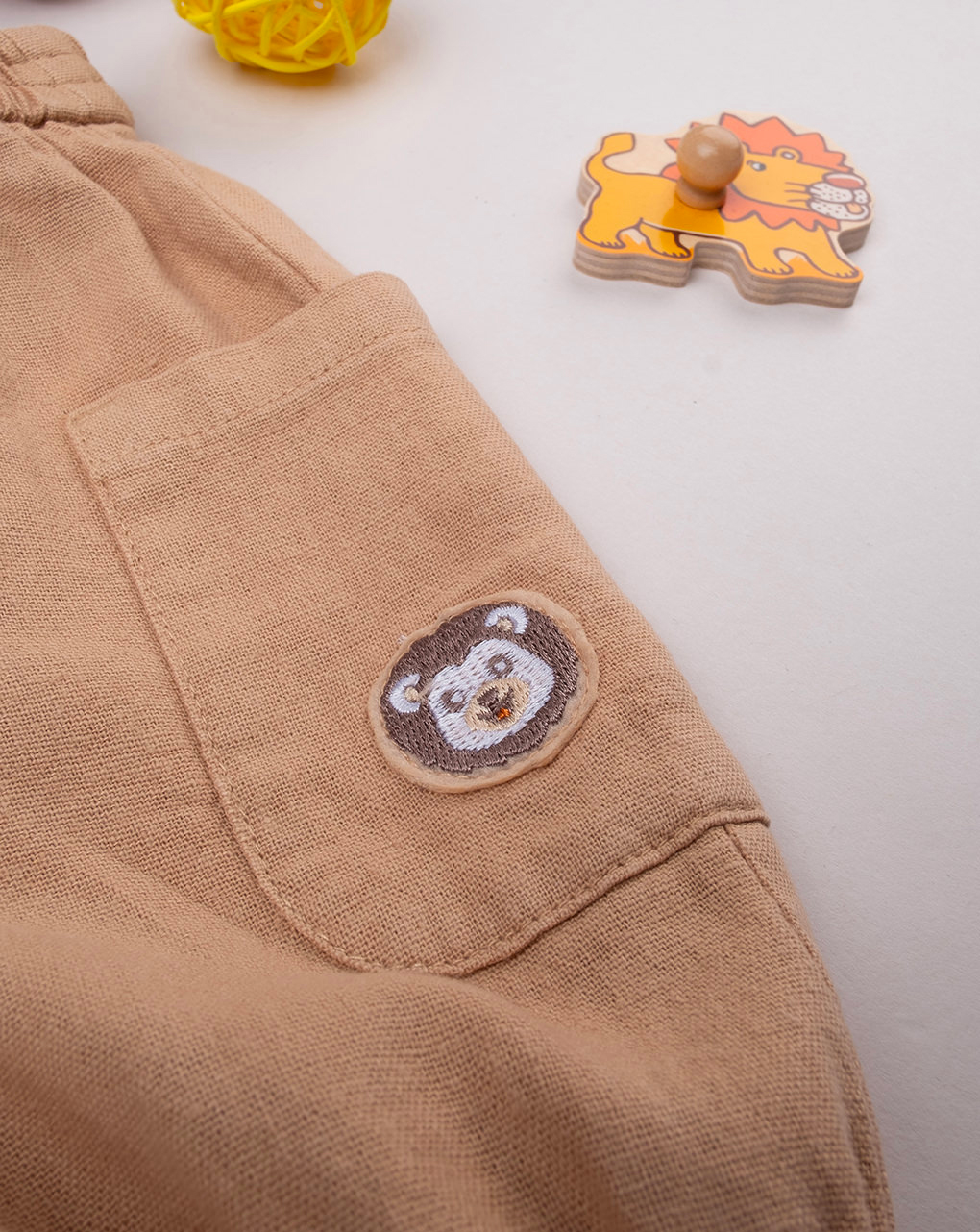 Completo bimbo bianco/beige organic cotton