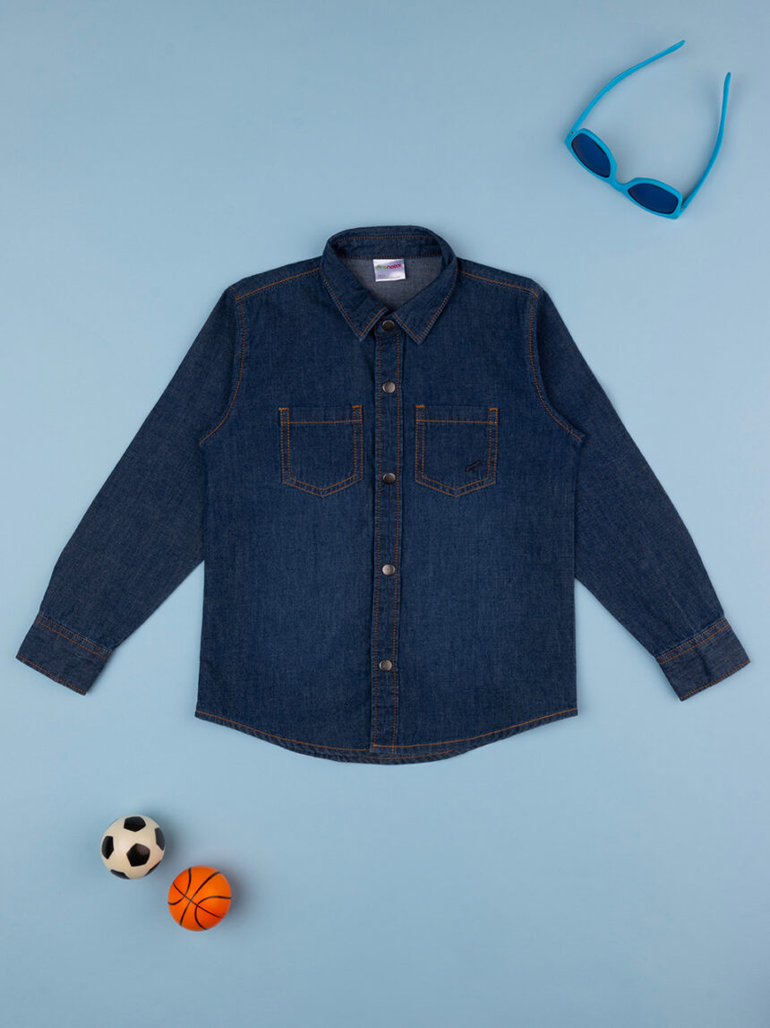 Camicia denim bimbo