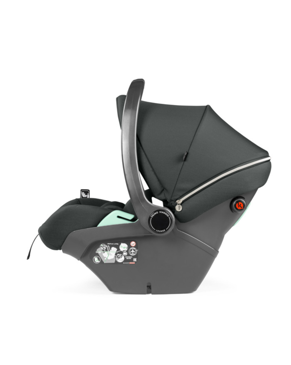 Seggiolino auto i-size primo viaggio lounge - metal - peg perego