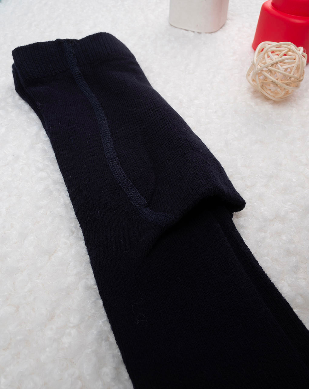 Collant in cotone blu