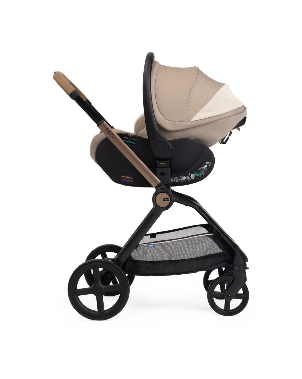Trio mysa gran comfort con first seat recline - chicco