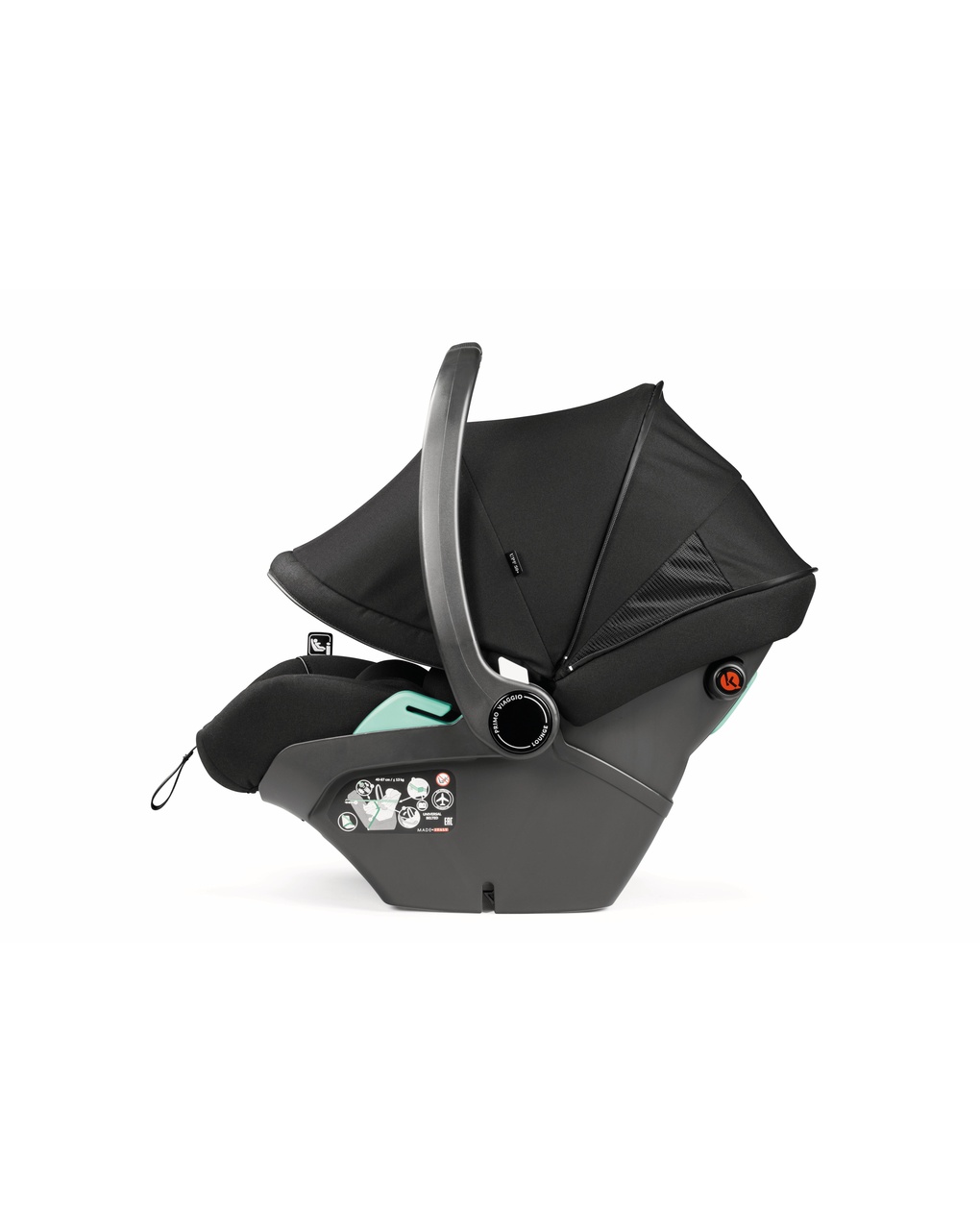 Trio veloce tc belvedere lounge - true black - peg perego