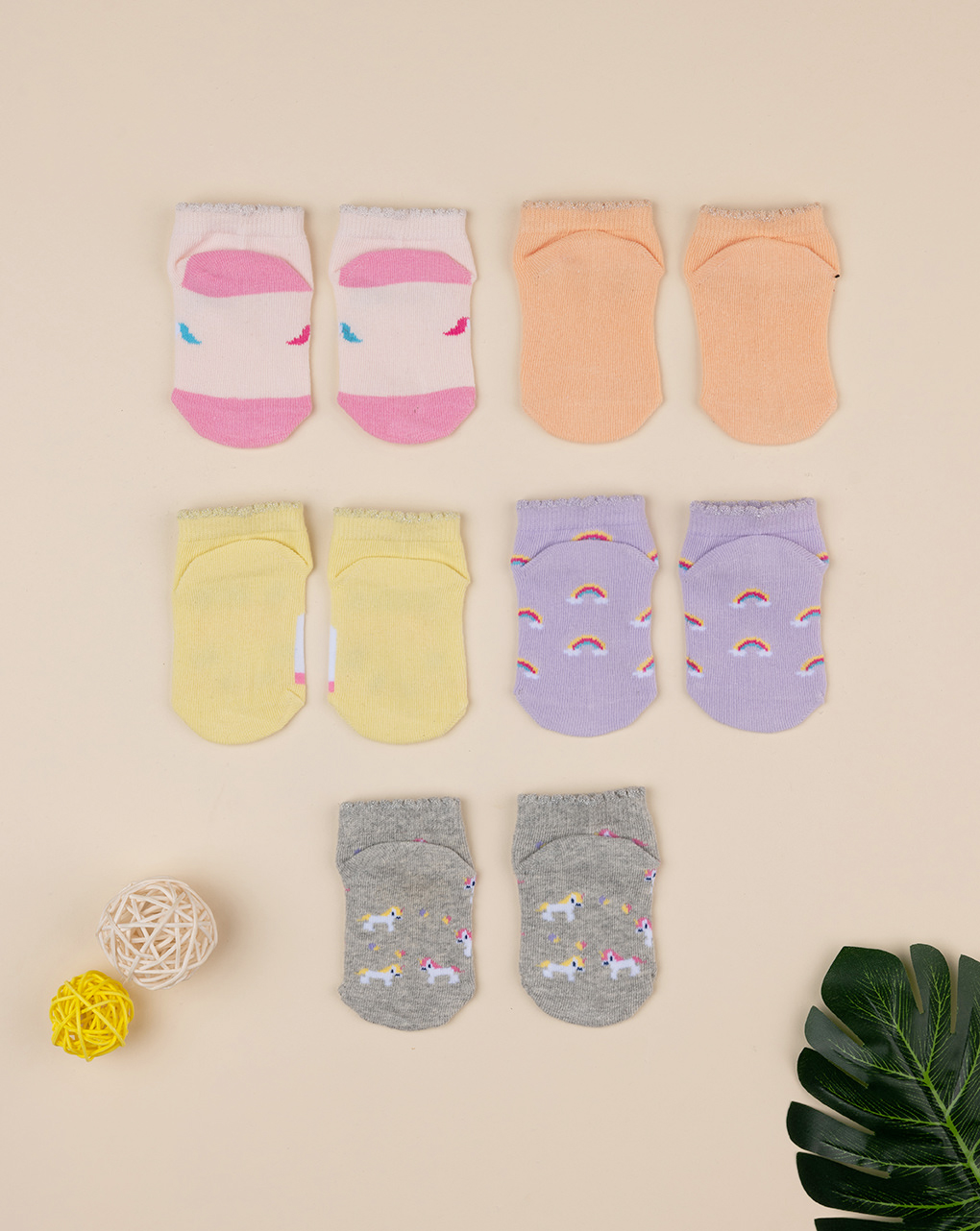 3 Paia Di Calze Al Ginocchio Per Bambini Con Fiocco, Stile - Foto 5