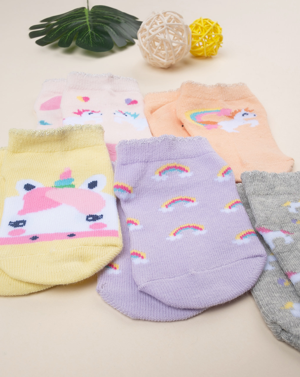 3 Paia Di Calze Al Ginocchio Per Bambini Con Fiocco, Stile - Foto 7