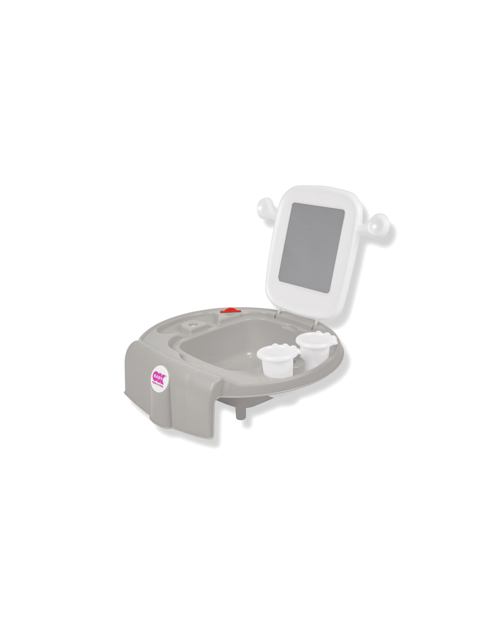 Mini  lavandino space per bambini grigio monocolore - ok baby