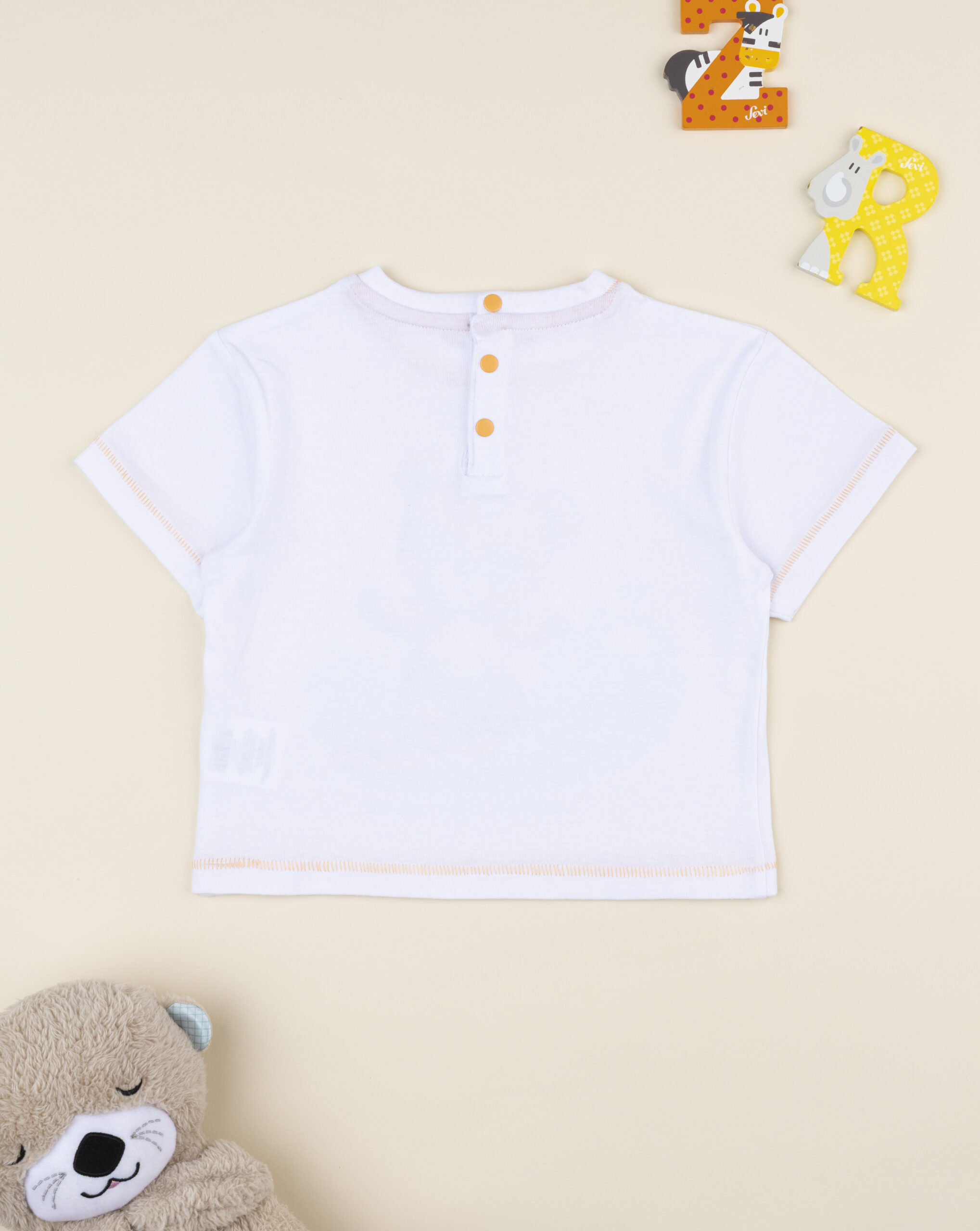 T-shirt bimbo blu orso surf
