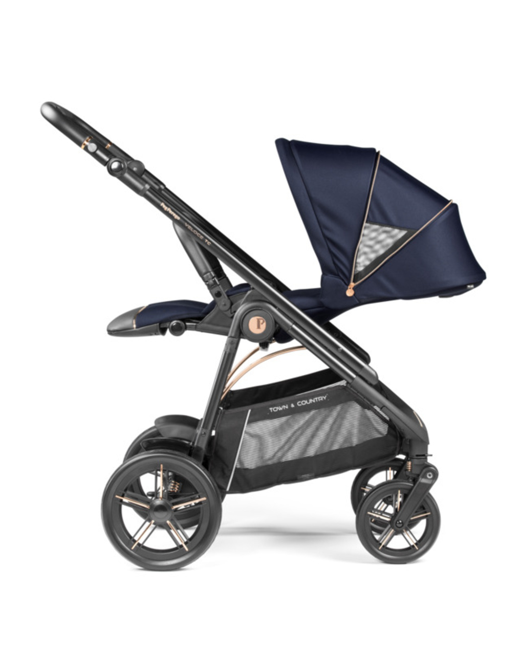 Trio veloce tc brio belvedere slk - blue shine - peg perego