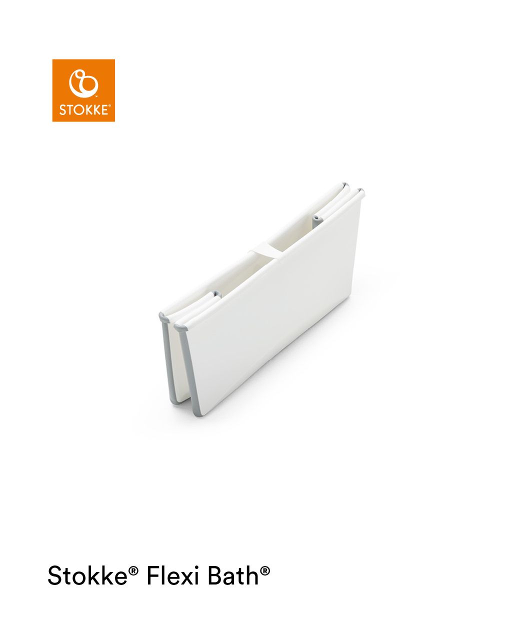 Vaschetta pieghevole flexi bath® bundle white - stokke®
