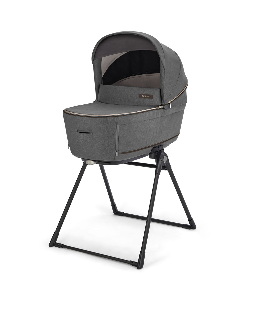 Sistema modulare aptica duo colore velvet grey con telaio palladio - inglesina