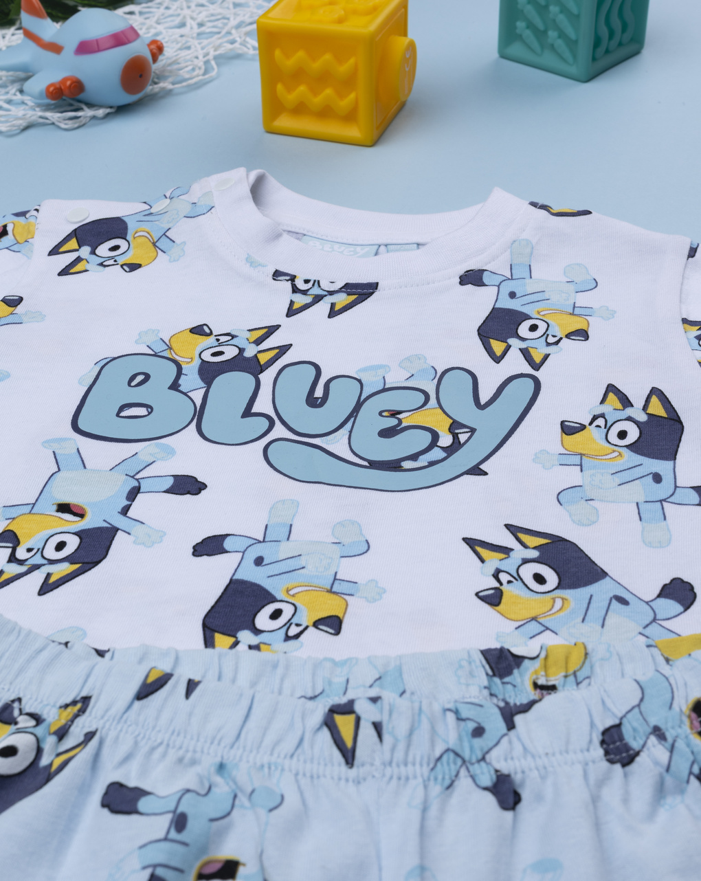 Pigiama corto bimbo bluey
