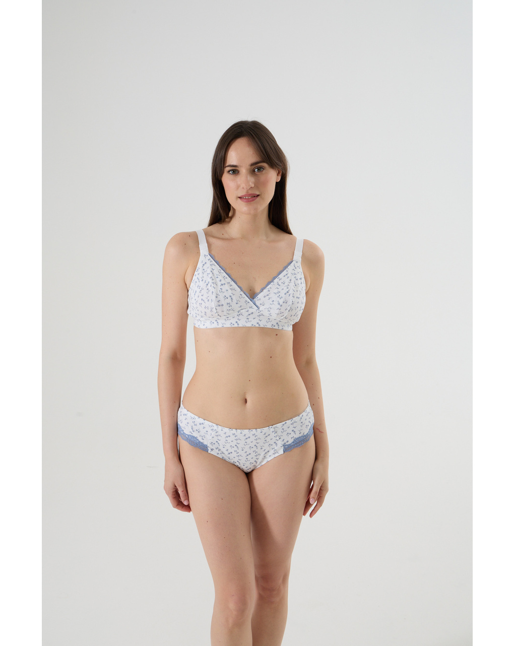 Reggiseno allattamento pizzo e fiori