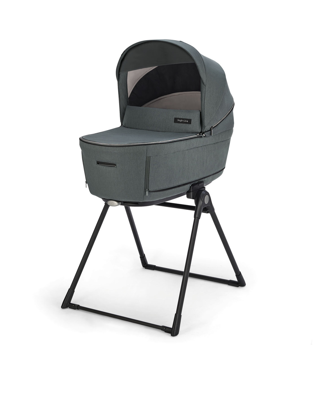 Sistema modulare aptica system quattro colore emerald green con telaio litio e seggiolino auto darwin infant - inglesina