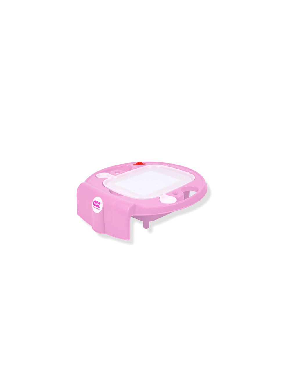 Mini  lavandino space per bambini rosa monocolore - ok baby