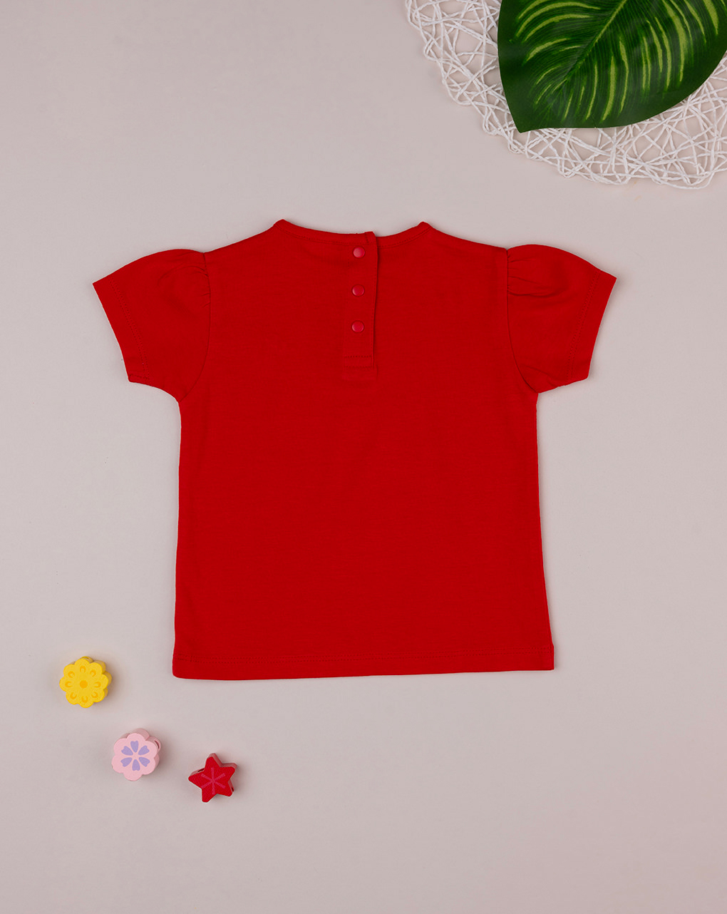 T-shirt bimba rossa