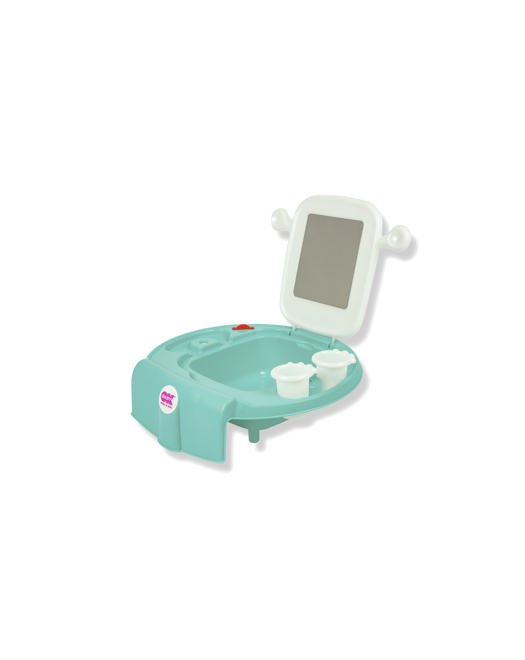 Mini  lavandino space per bambini azzurro monocolore - ok baby