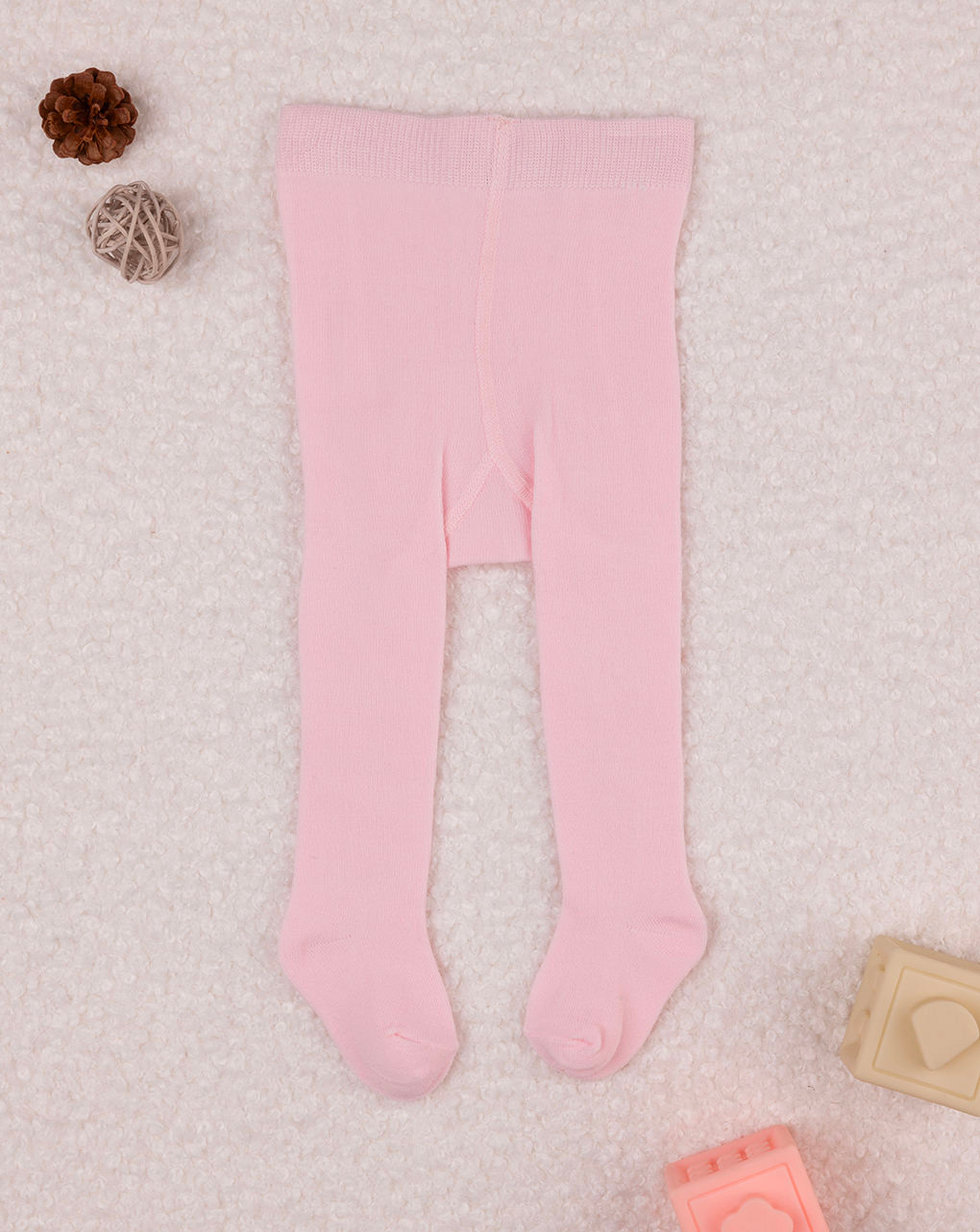 Collant rosa bimba in cotone