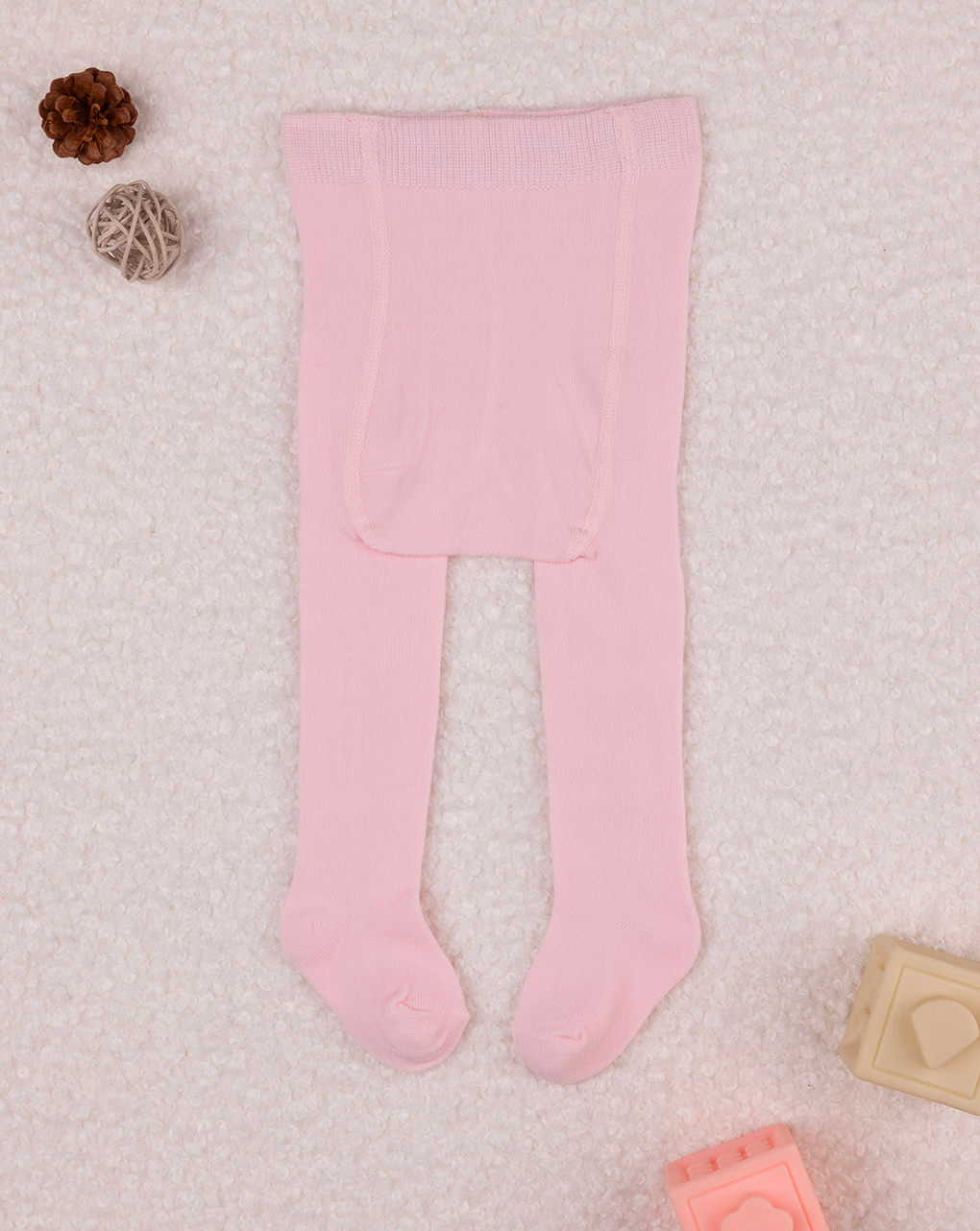 Collant rosa bimba in cotone