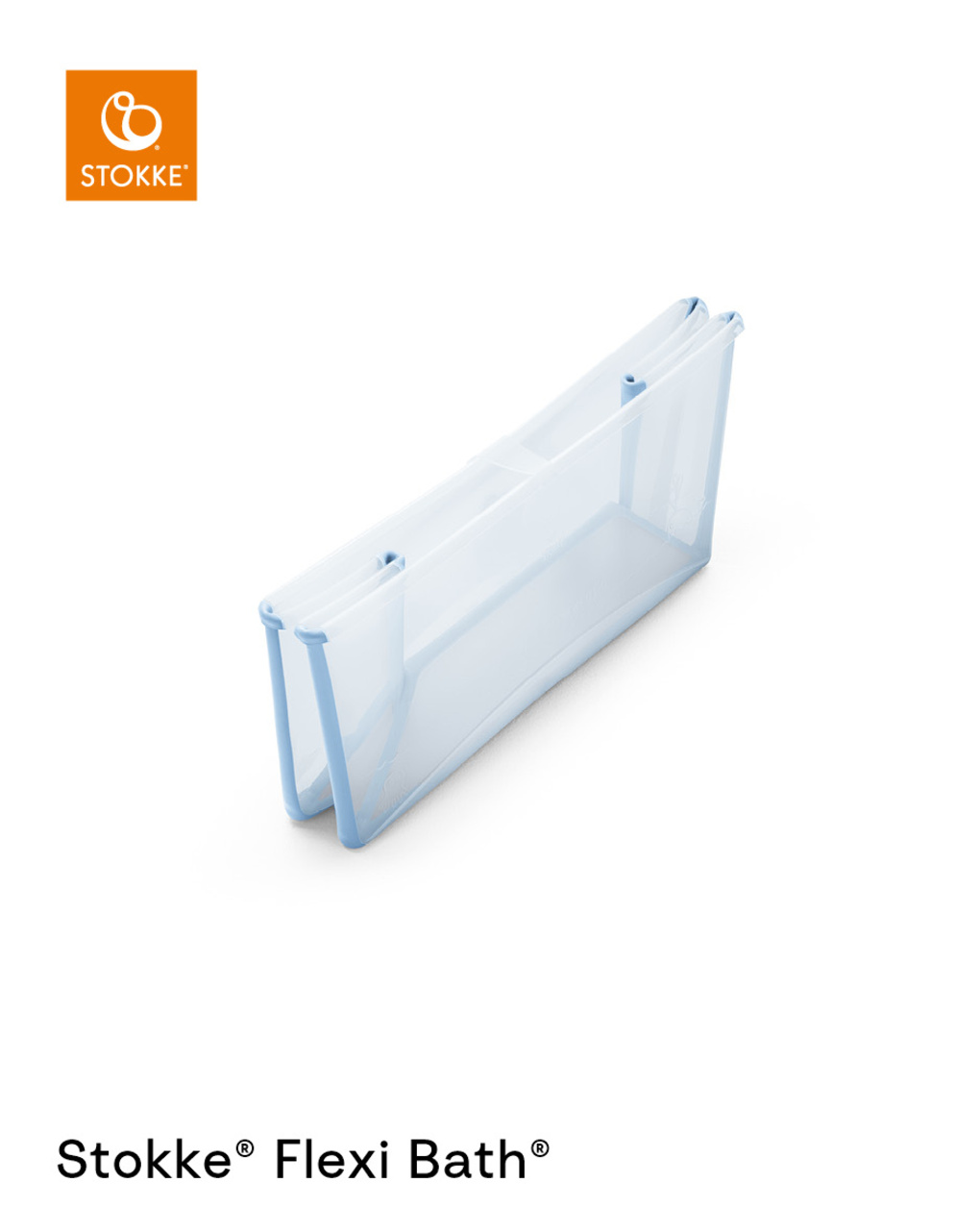 Vaschetta pieghevole flexi bath® x-large bundle ocean blue -  stokke®