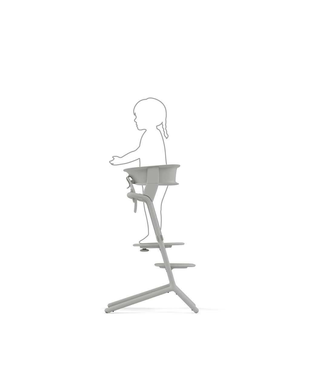 Lemo torre di apprendimento learning tower suede grey - cybex