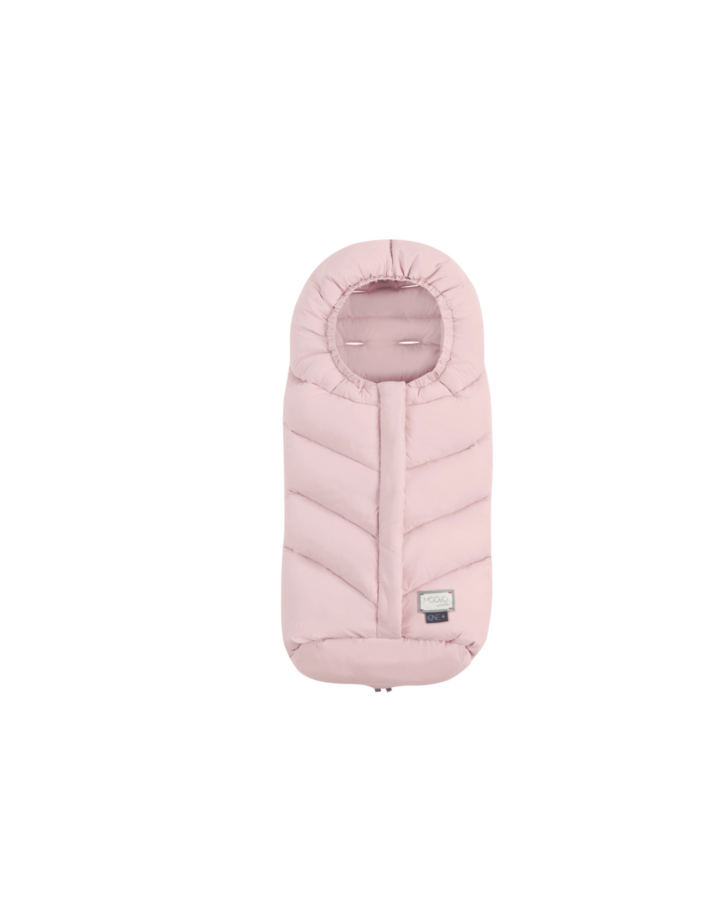 Sacco universale moovo per seggiolini auto ovetto one+ gruppo 0+ rosa tenue - nuvita