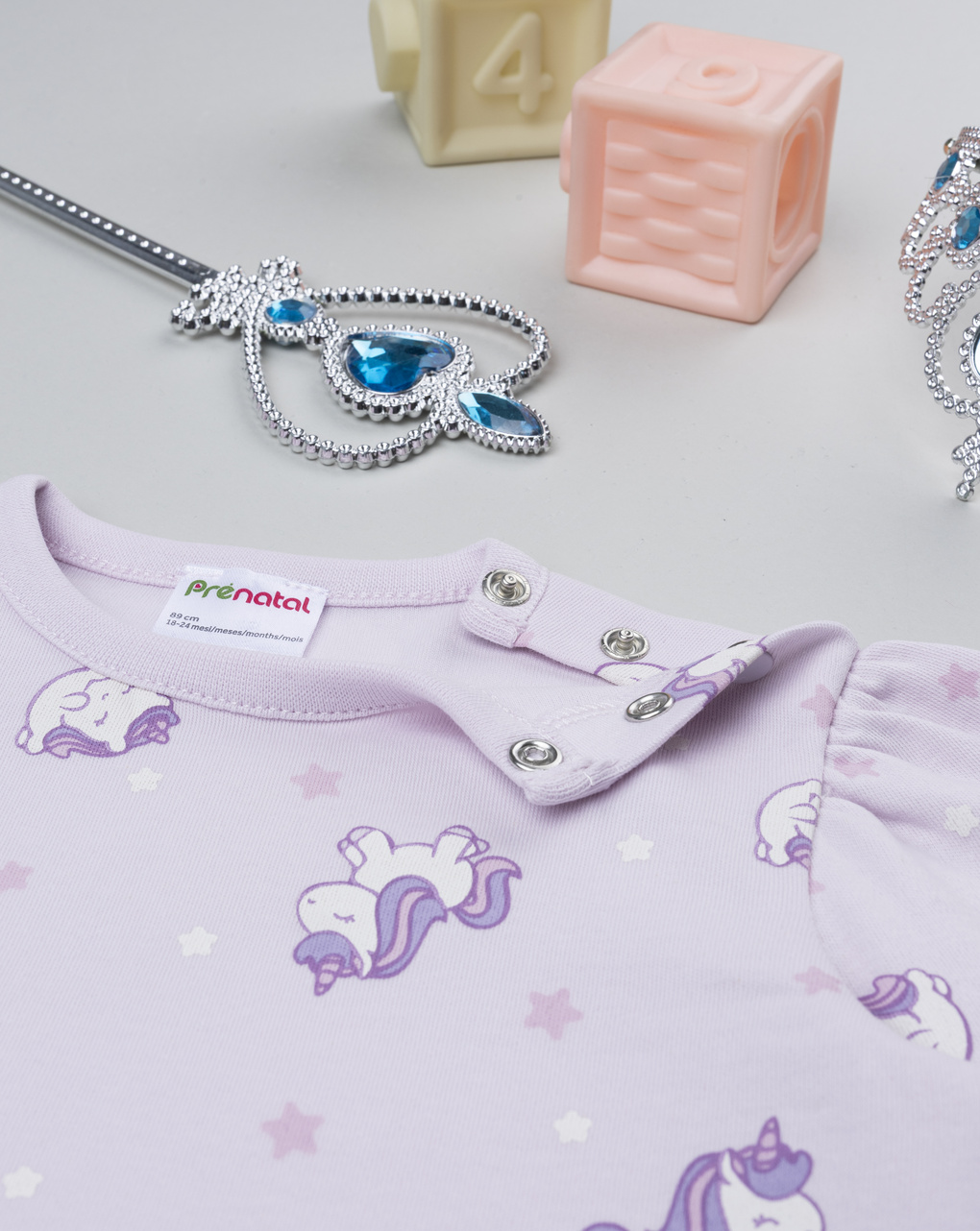 Pigiama bimba lilla unicorni