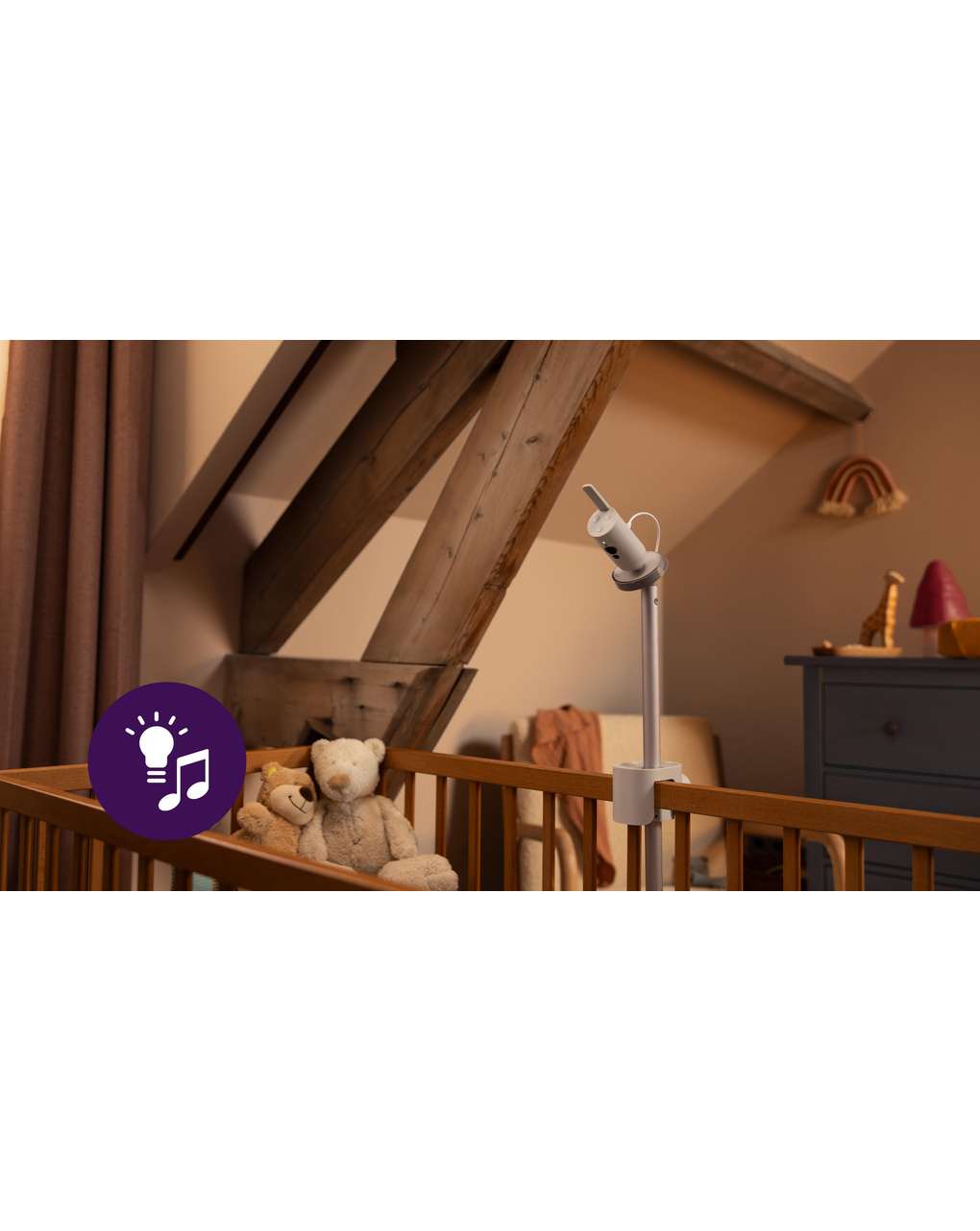 Baby monitor premium connected con intelligenza artificiale - philips avent