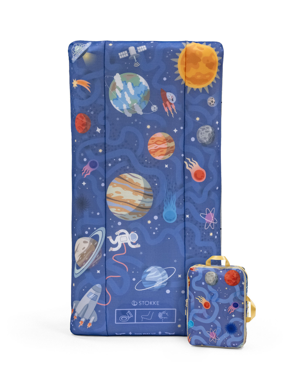 Letto gonfiabile per bambini jetkids™ cloudsleeper™ - labirinto spaziale - stokke®